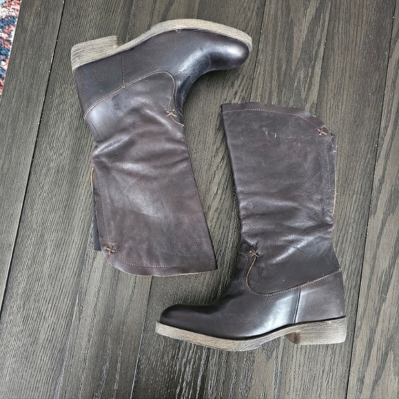 Fly London Tall Leather Boots - Picture 2 of 7